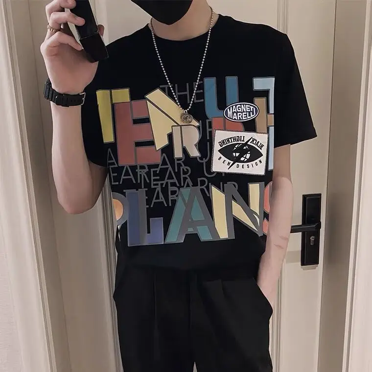 

2022 new summer men's short sleeve T-shirt