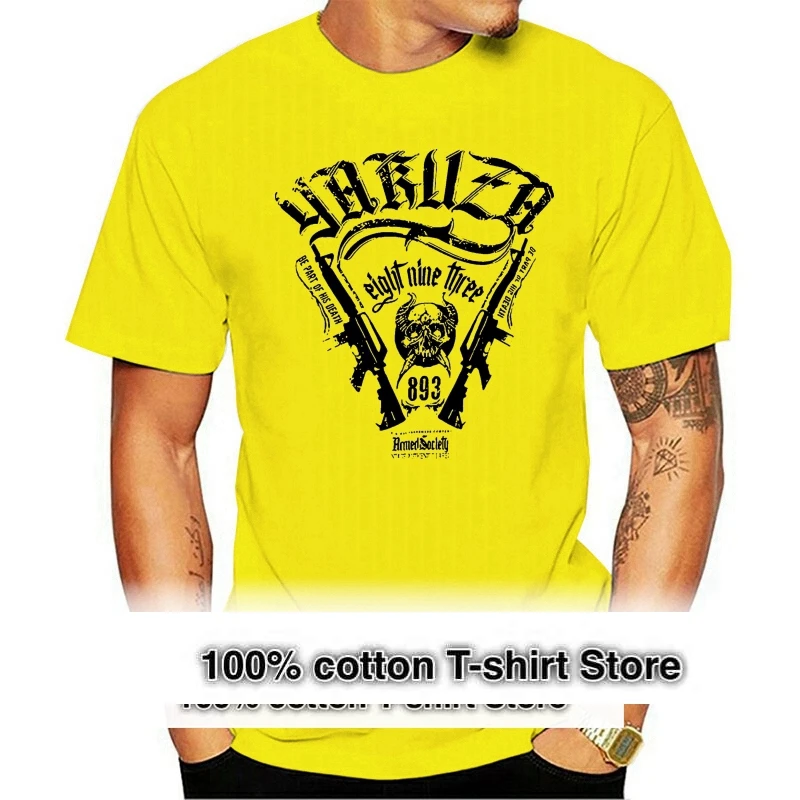 

Yakuza Shirt Armed Society 10006 Wei  Neu M  Nner T Shirt Gr Xl Summer New Men Cotton T Shirt