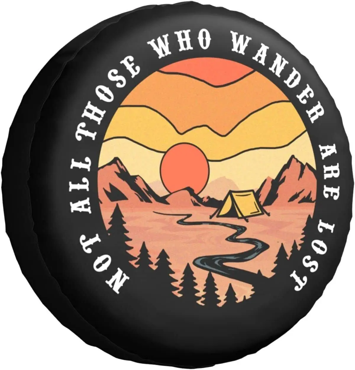 

15" Spare Tire Cover Universal Wheel Protector Weatherproof Trailer Rv SUV Truck