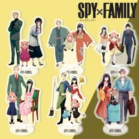anime figure spy x family loid forger anya forger yor forger model plate desk decor standing sign spy family fans gift