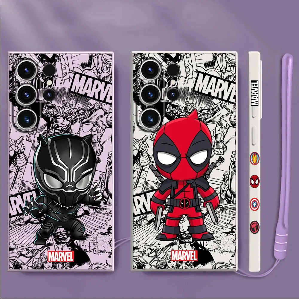 Чехол Для Телефона Marvel Hero Samsung Galaxy Note 10 Plus S9 S10 20