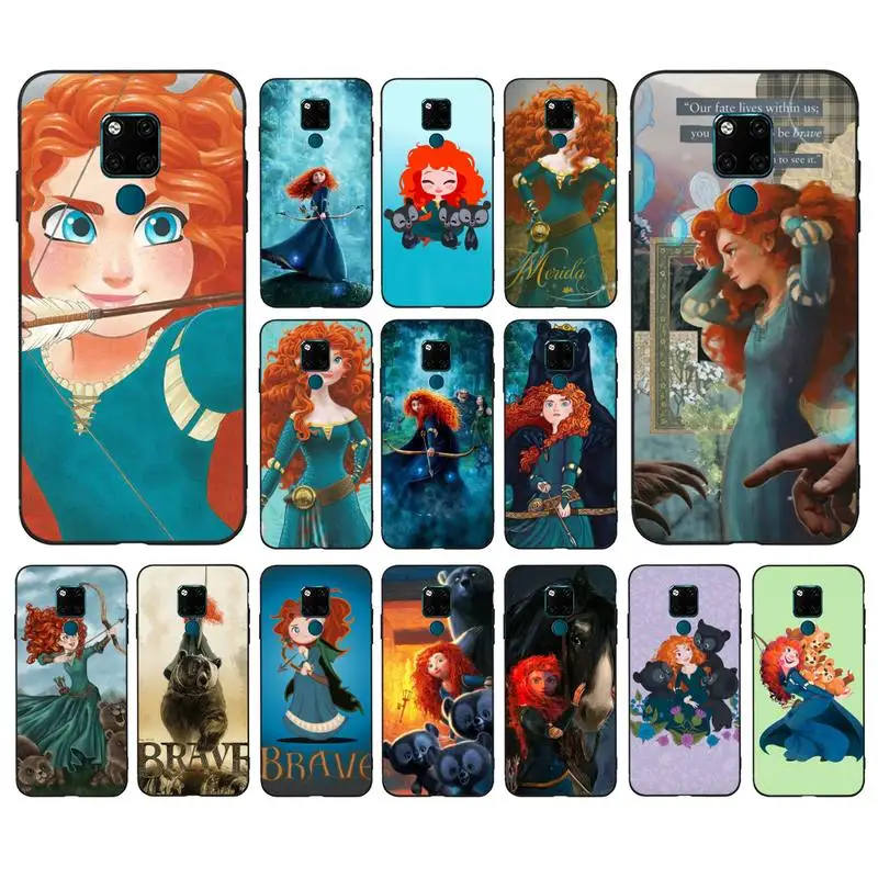 

Disney Princess Brave Merida Phone Case for Huawei Mate 20 10 9 40 30 lite pro X Nova 2 3i 7se