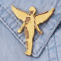 angel christmas creative badges fashion new year gift enamel pin lapel pins friends womens brooch jewelry accessories