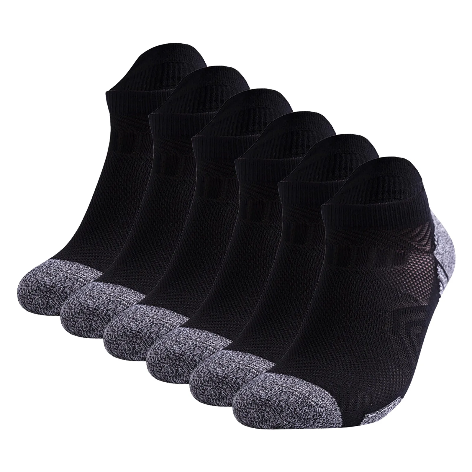 

Mens And Womens Daily Leisure Solid Color Towel Nee High Socks for Baby Boot Socks for Women Mid Calf Black Low Socks