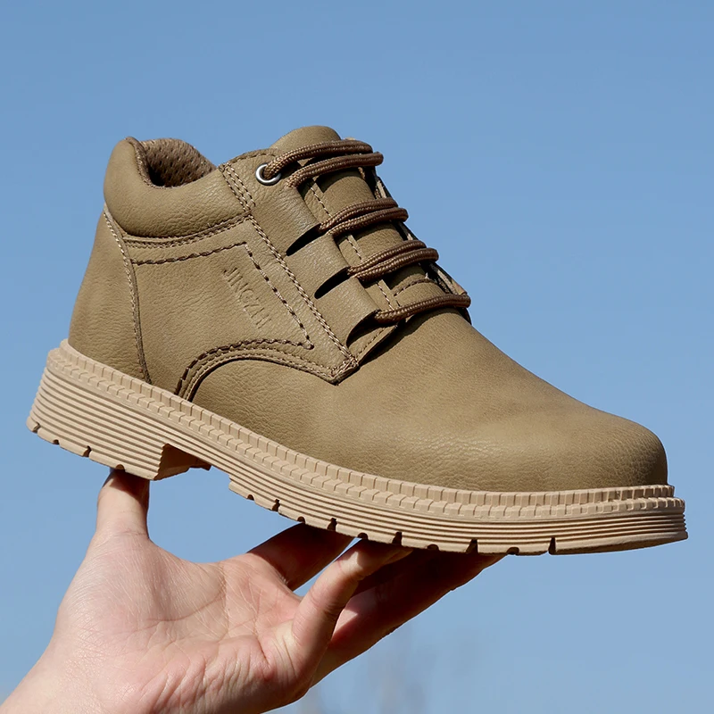 Work Safety Shoes Men's Safety Boots Anti-smash Work Shoes With Steel Toe Shoes Men Work Boots Anti-stab Safety Sneakers Male
