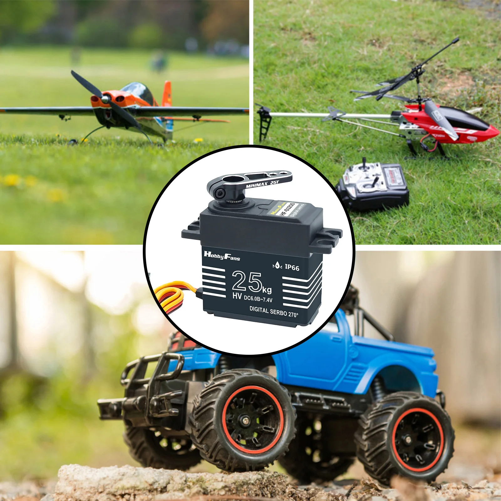 

RC Crawler 4,8-6,8 в 25 кг металлическая шестерня с высоким крутящим моментом, водонепроницаемая цифровая фотография