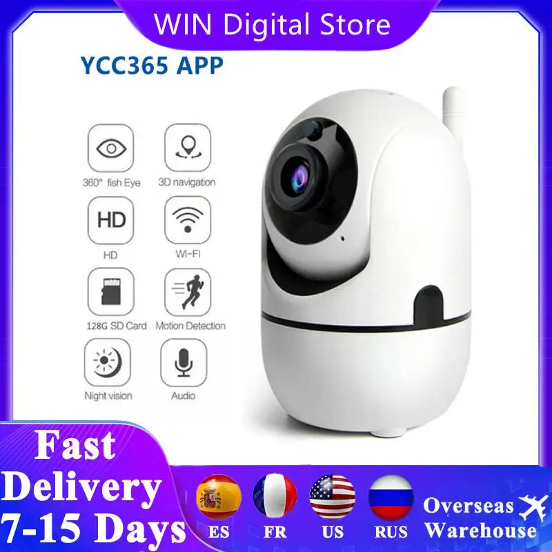 

YCC365 Smart IP Camera HD 1080P Cloud Wireless Outdoor Automatic Tracking Infrared Surveillance Cameras With Wifi Camera