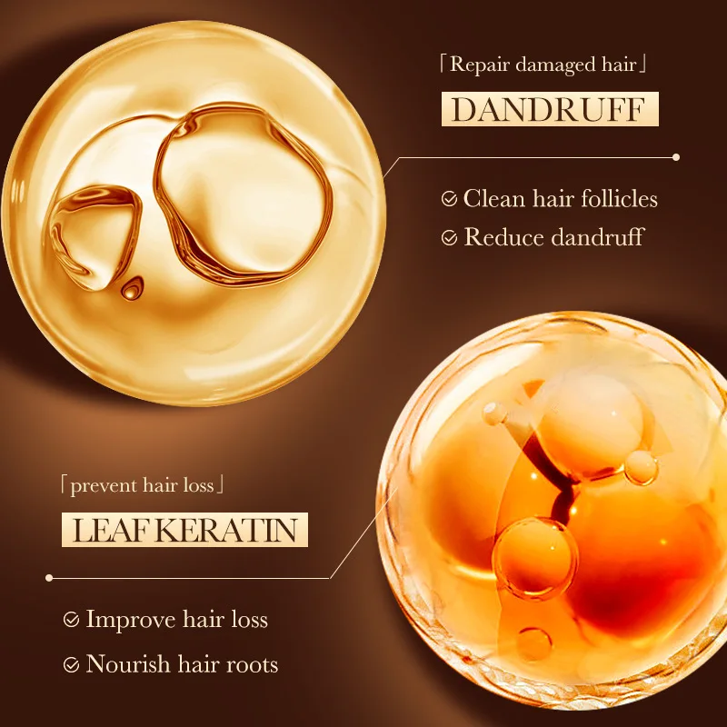 Увлажняющий гладкий чистый шампунь против выпадения волос предотвращает