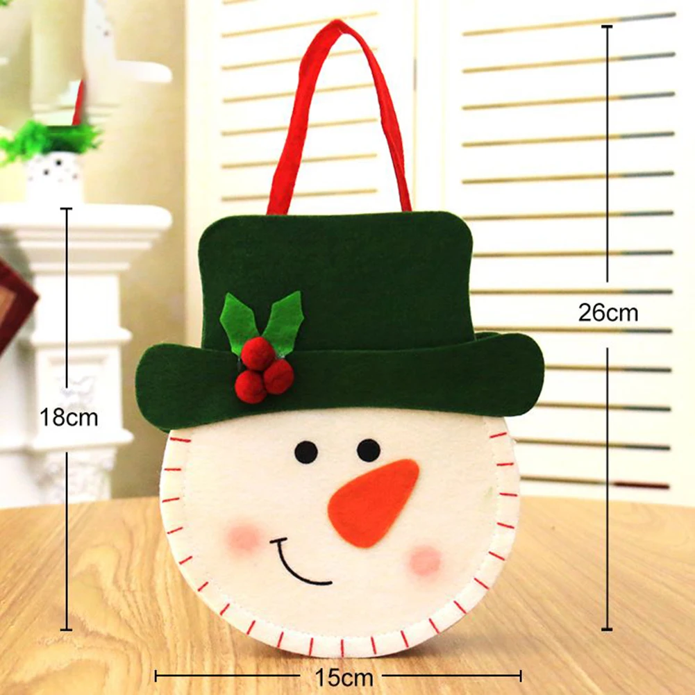 

2023 New Christmas Bags Candy Gift Packing Bag Favour Gift Storage Sacks Christmas Gift Bag Home Storage Storage Bags Elk Snowma