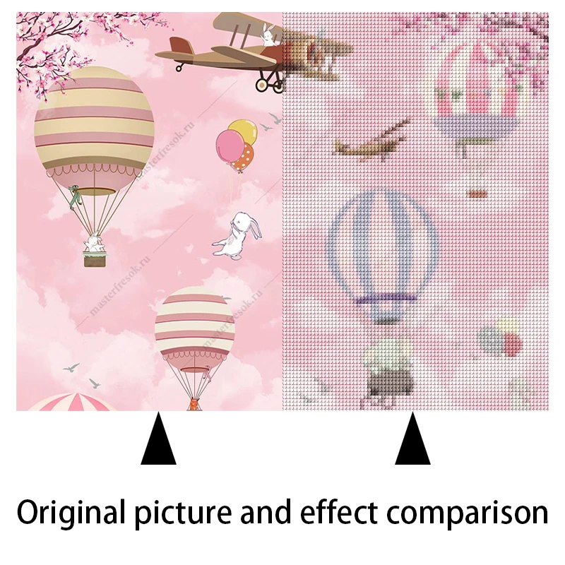 YOUQU 5d Diy мультфильм алмазная живопись воздушный шар полный круг/фотография
