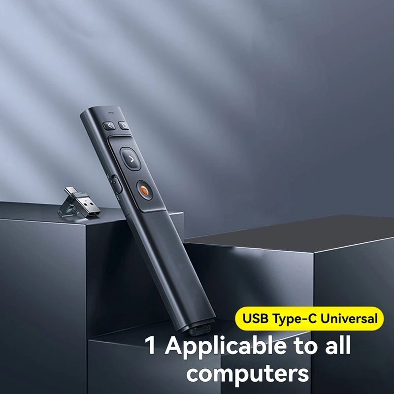 Беспроводной презентатор лазерная указка 2 4 ГГц тип C пульт дистанционного