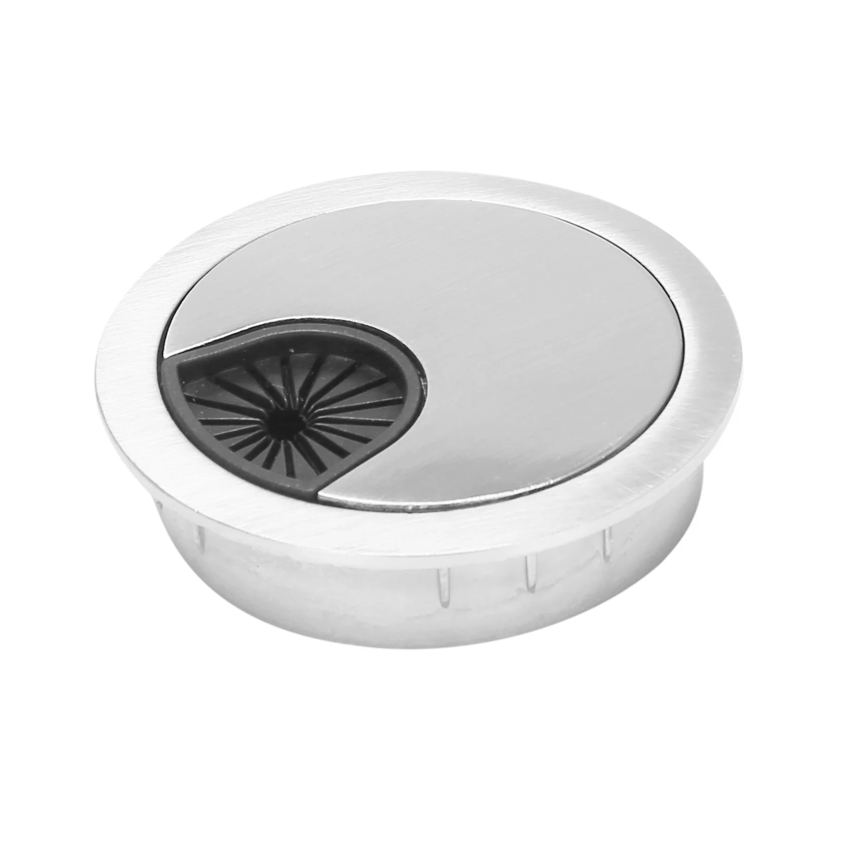 

PC computer stainless steel 50 mm diameter Desk grommet cable hole cover