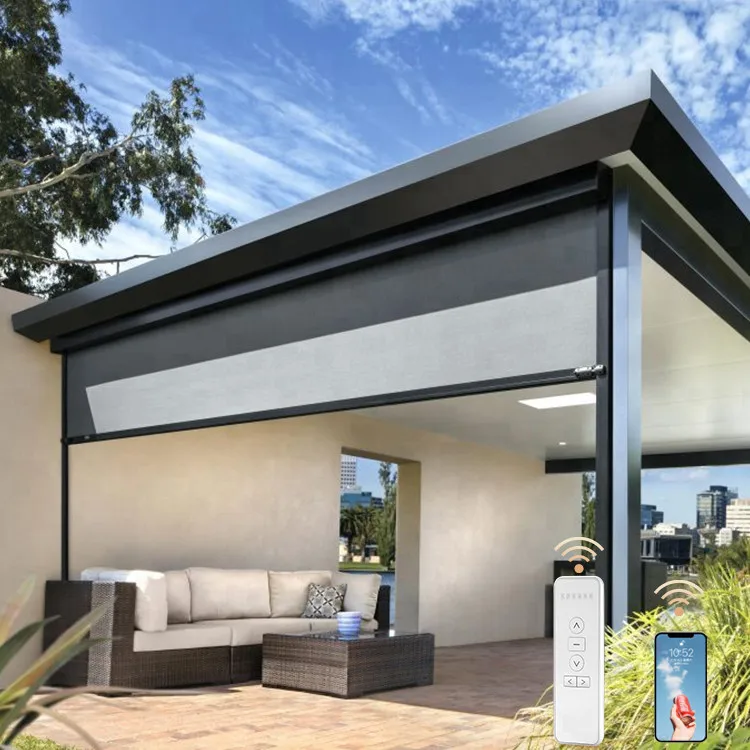 

Temporary Blinds Motorized Windproof And Sheer Elegance Blinds Outdoor Blackout Double Sheer Fabrics Printed Zebra Blinds