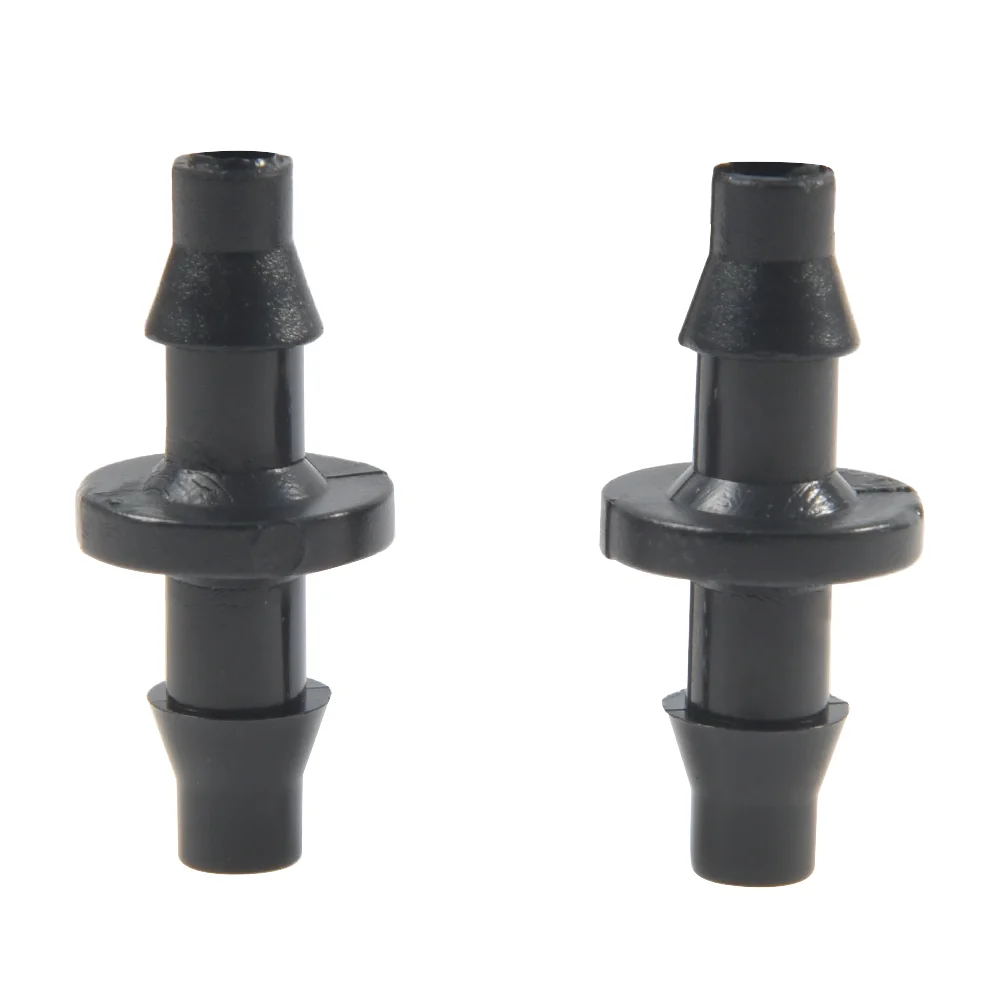 

2-way Barbed Connector 4/7 Hose Double Way Irrigation Connector for 4/7mm Water Hose Arrow Dropper 50Pcs Capillary Double Joint