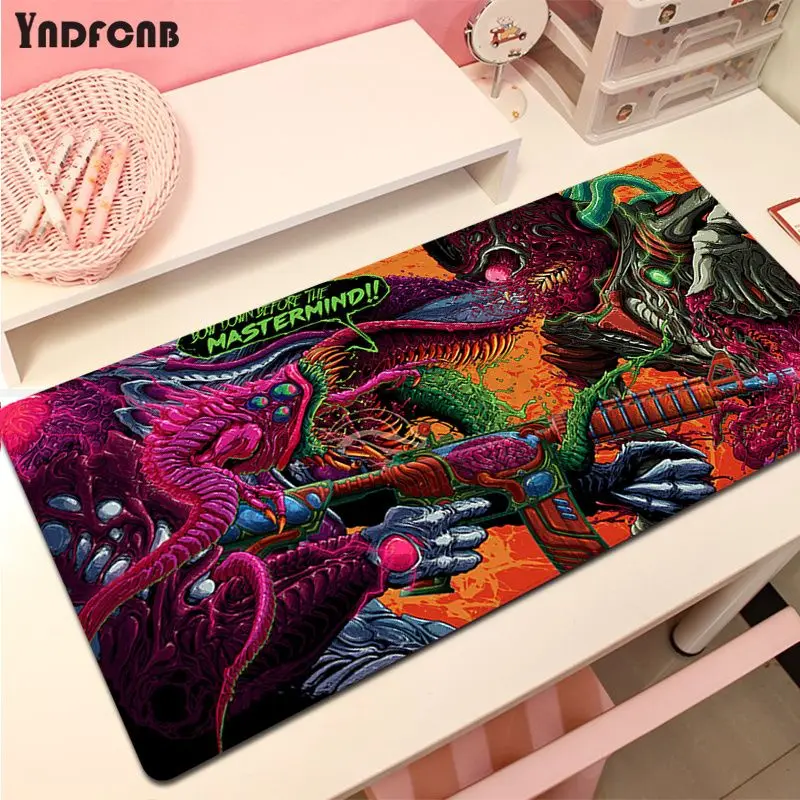 Игровой коврик для мыши hyperbeast большой размер XL с фиксируемыми краями игроков в Cs