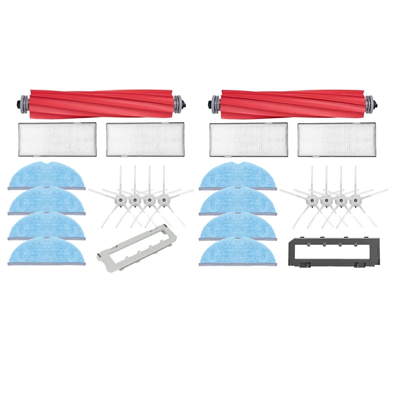 

For Xiaomi Roborock S7 S70 S75 S7max S7 Maxv T7S Plus Main Side Brush Mop Cloth HEPA Filter Kit Cleaner Accessories