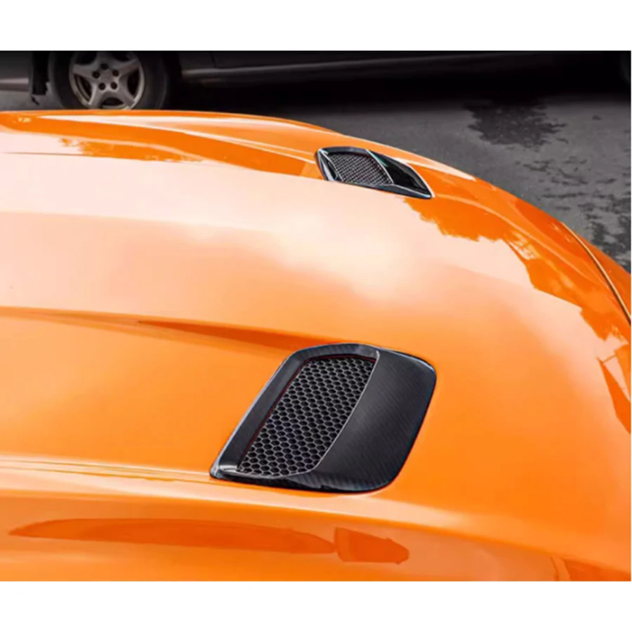 Для Ford Mustang 2018-2023 углеродное волокно передний капот автомобиля совок