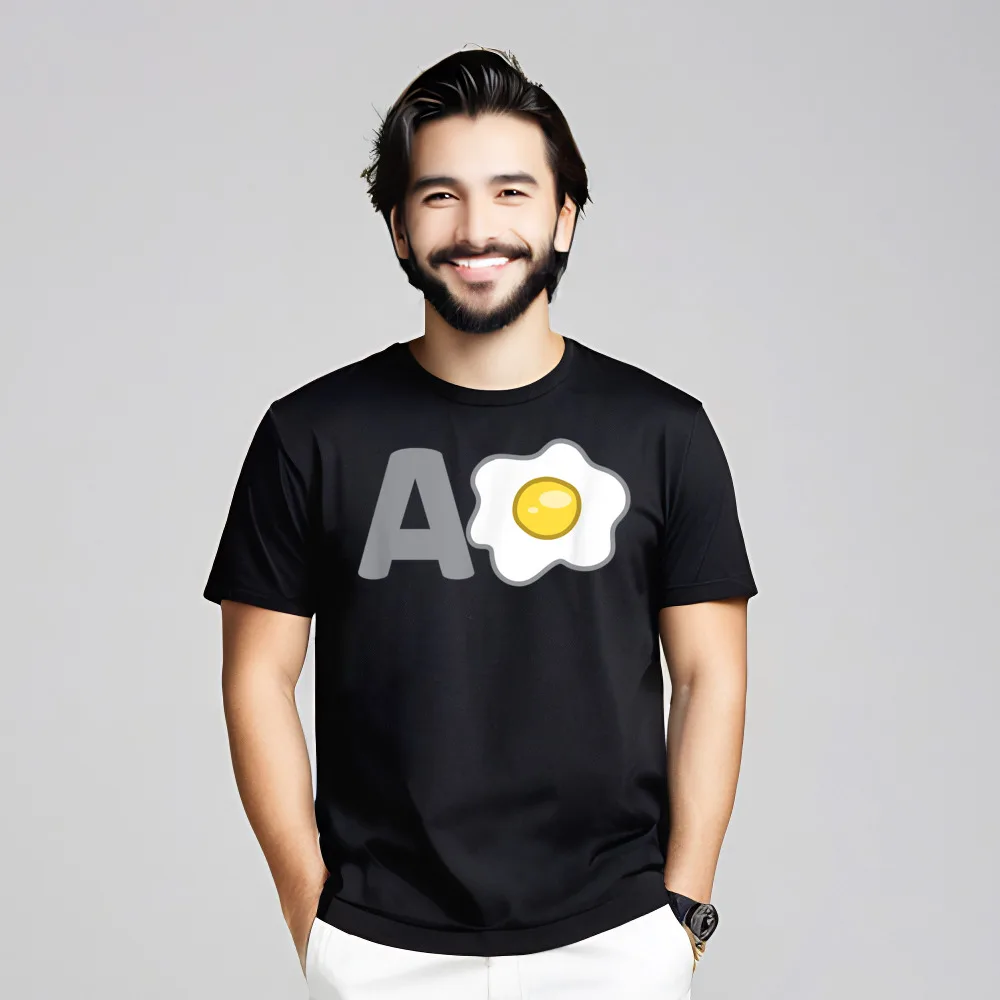 Cute Mens T Shirt Camisa Chistosa A Huevo Funny Casual Tees Pure Cotton Short Sleeve Tops Shirts Round Neck