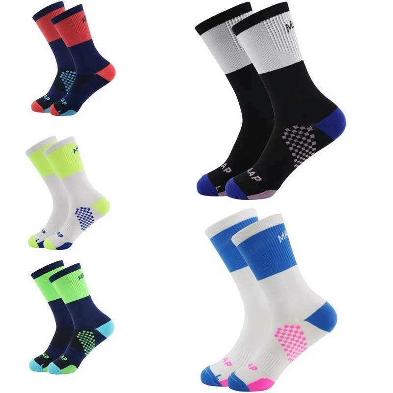 

Sport 2023 Sports Socks Outdoor Men Unisex Mount Cycling Socks Wearproof Bike Footwear For Road Bike Socks Running Basketball