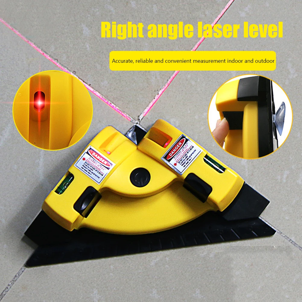 

Square Right-angle Level Professional 90 Degree Line Projecretion Measure Tool Woodworking Accessories for Carpet Hardwood Floor
