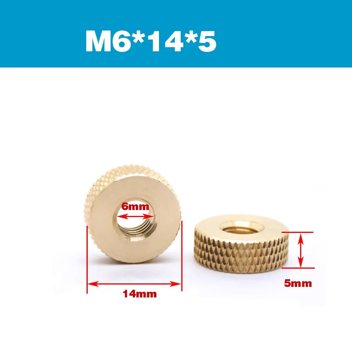 

Латунные гайки M3-M8