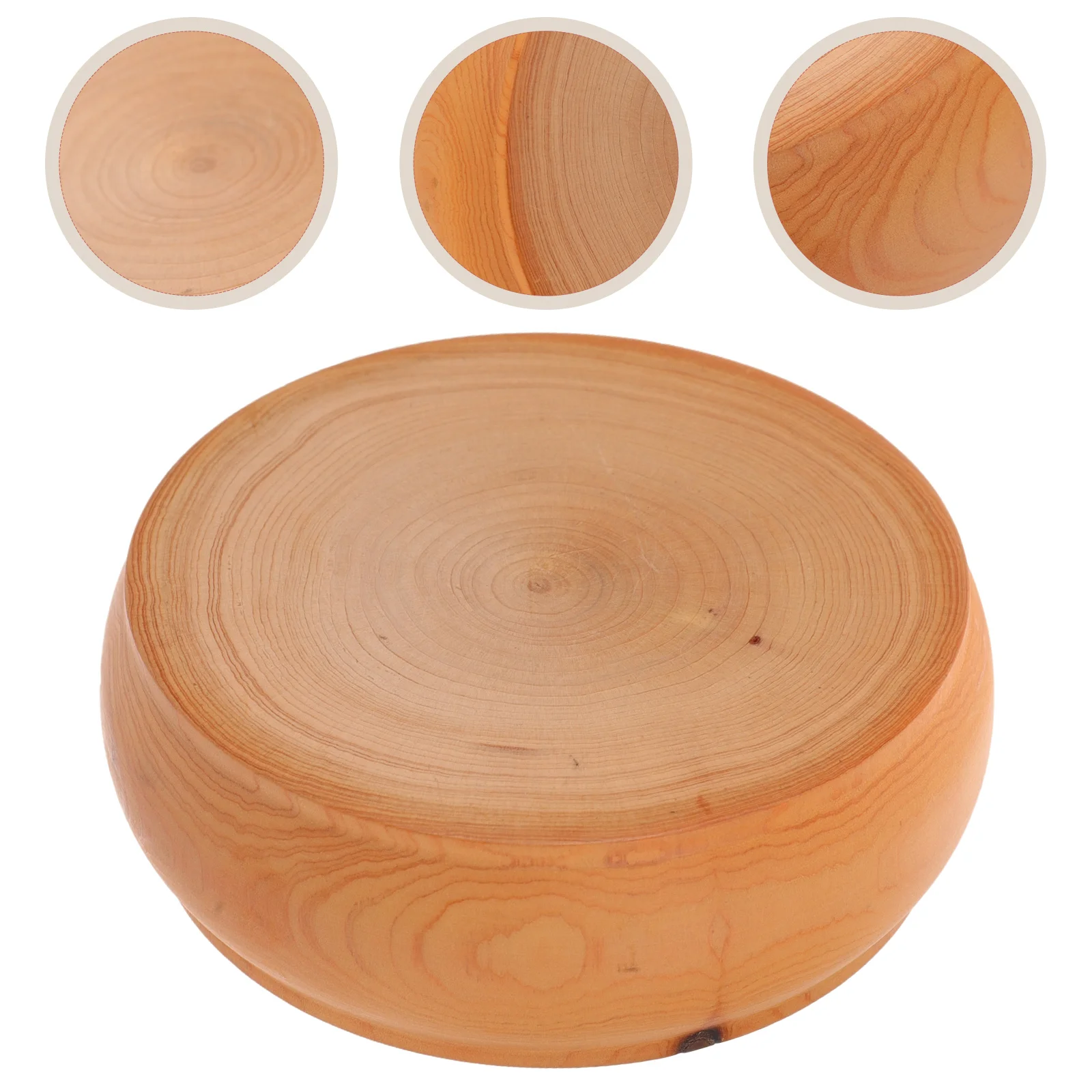 

Multipurpose Simple Round Tea Table Decoration Wooden Cup Mat Wooden Teacup Mat