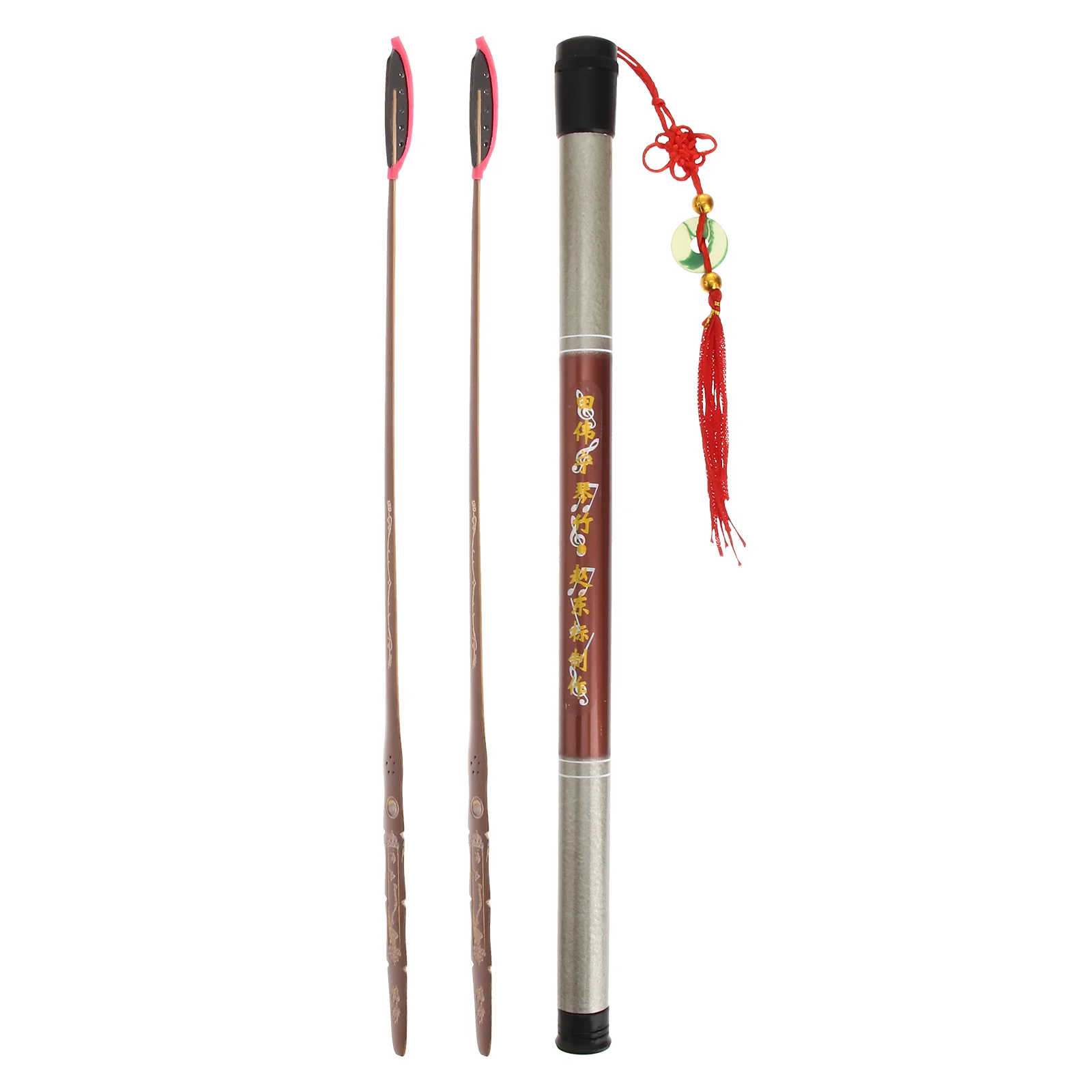 

2 Pcs Yangqin Bamboo Dulcimer Accessories Skewer Accessorles Jean Stretchy Jeans Professional Ebony Durable