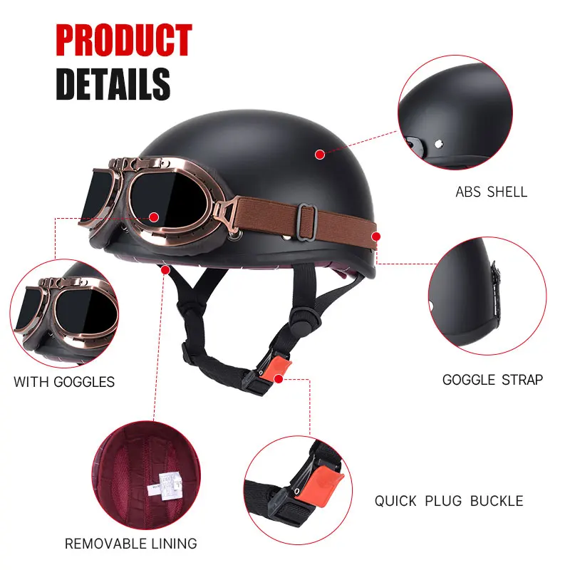 Мотоциклетный шлем в горошек для мужчин и женщин матовый черный однотонный