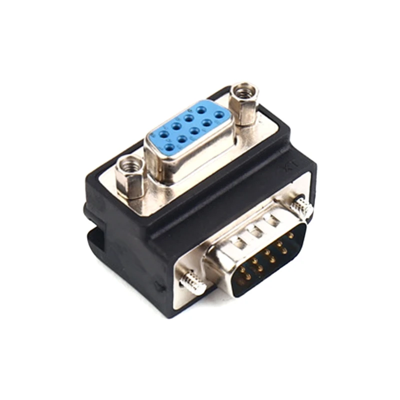 DB9pin 90 градусов VGA 9-контактный Переходник штекер-гнездо DB9 RS232 DB9P последовательный