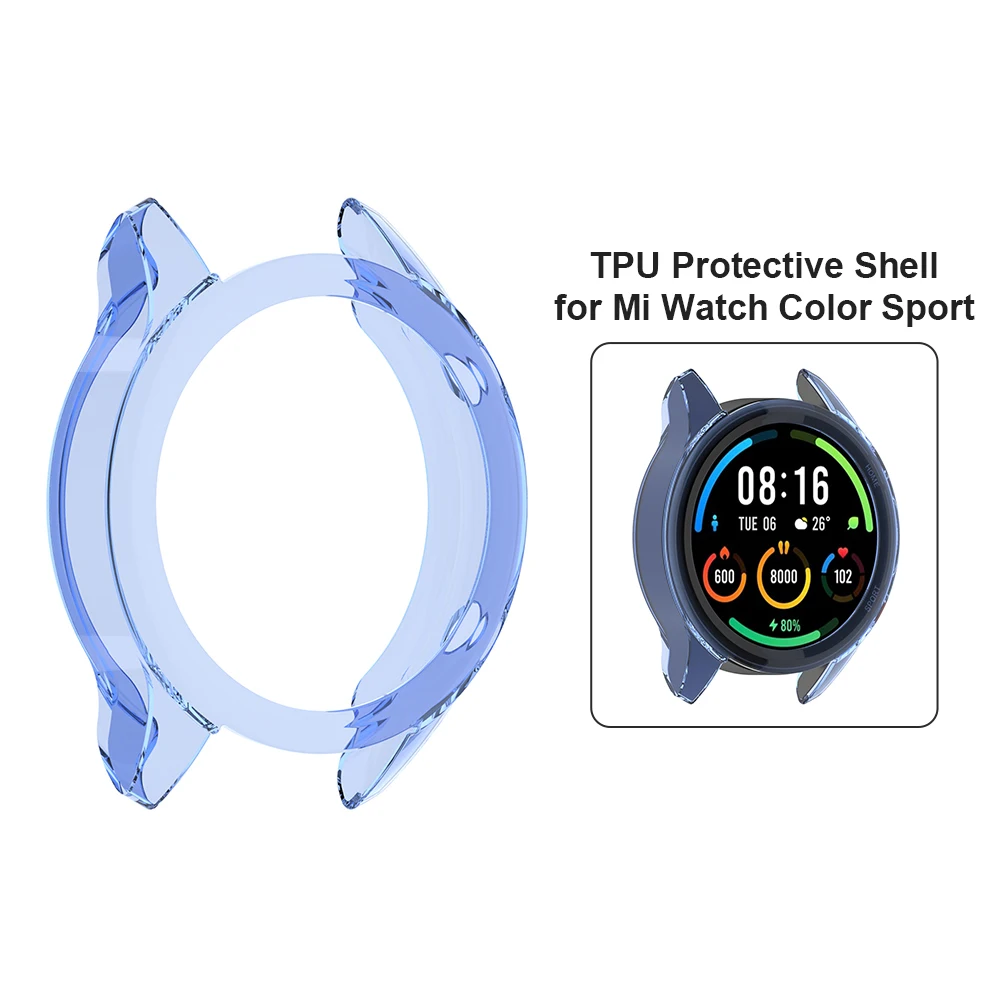 

Силиконовый ударопрочный чехол из ТПУ для смарт-часов Mi Watch