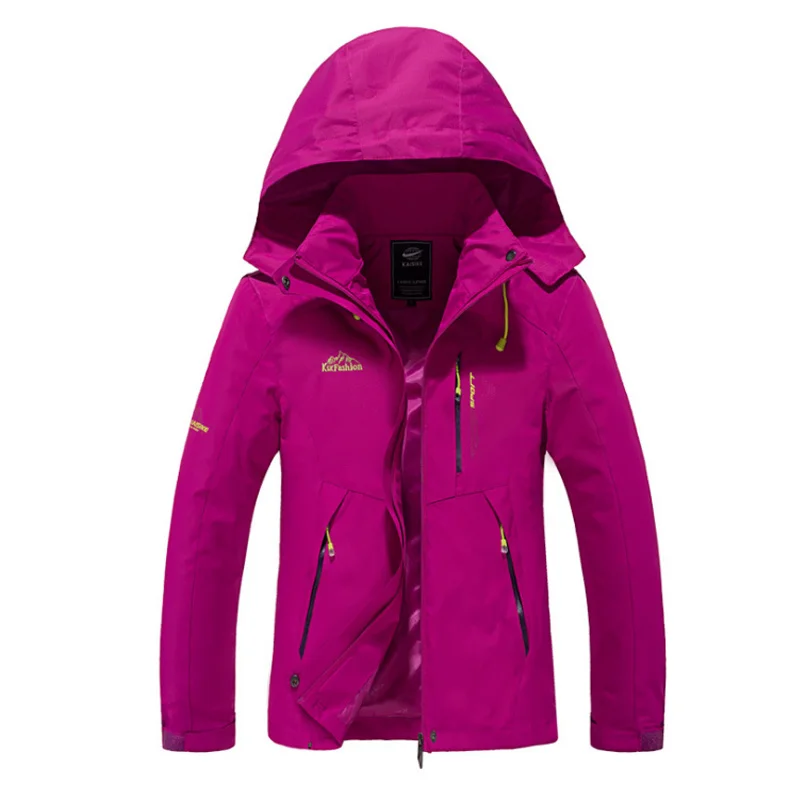 

M-5XL Woman Spring Autumn Waterproof Trekking Hiking Outdoor Jackets Camping Fishing Sports Travel Cycling Pluse Size Coat