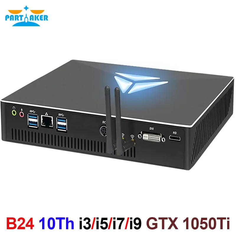 10th Gen Gaming Mini PC Intel Core I9-10900F i7-10700F i5-10400F Nvidia GTX 1050Ti 4G Desktop Computer 2*DDR4 M.2 Win10 AC WiFi