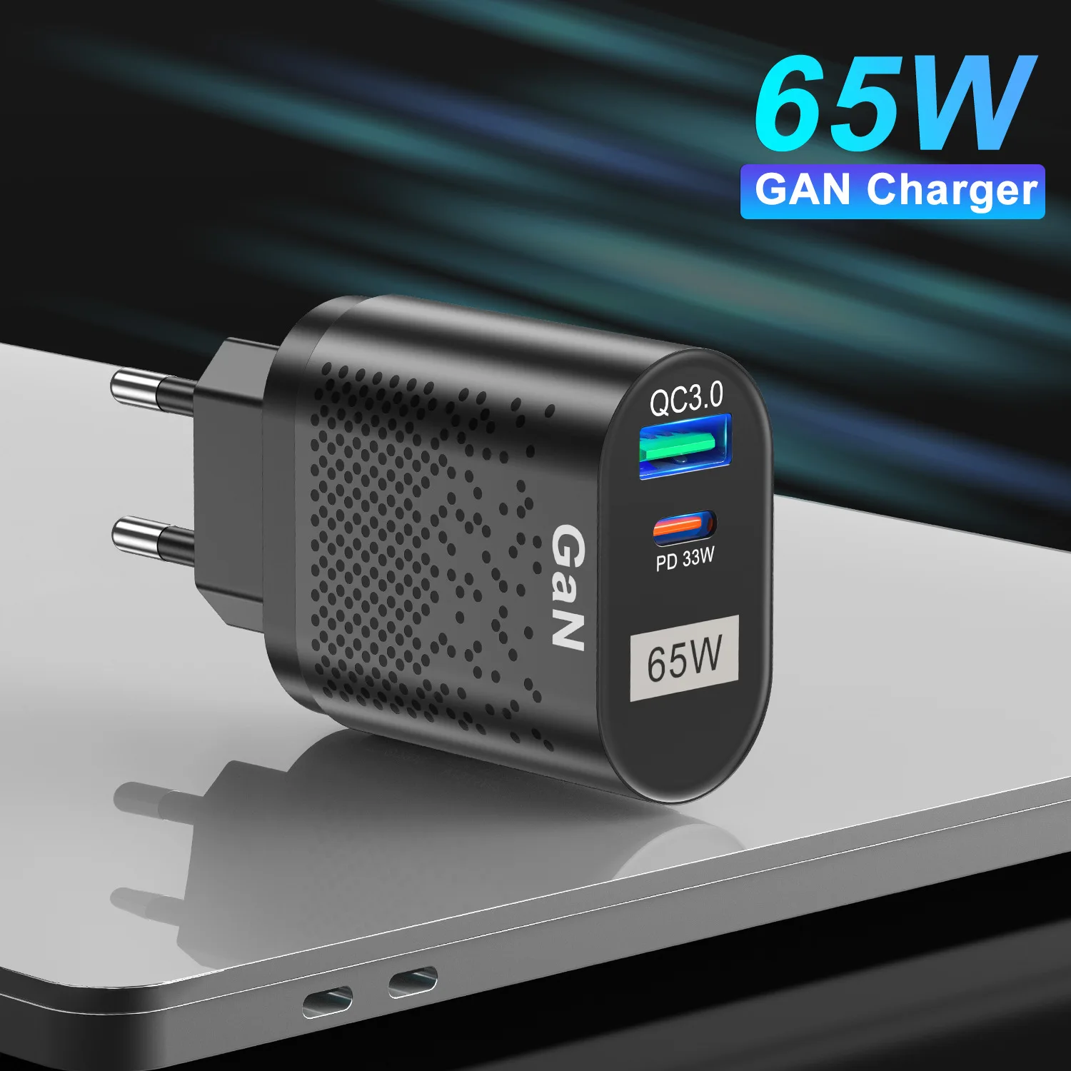 зарядка для телефона PD 65 Вт QC 3.0 быстрая зарядка блок питания для айфон 11 12 13 pro Apple iPad Samsung Huawei Xiaomi USB-адаптер Зарядное устройство горячая Распродажа (art.: 3920bd38ea34d) - 3920bd38ea34d