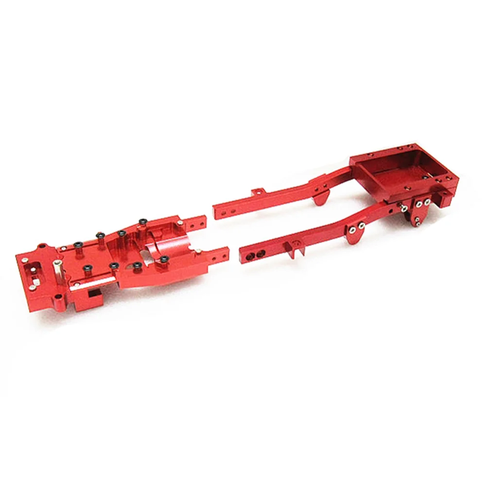 

D12 CNC Metal Body Chassis Frame Beam for WPL D12 1/10 RC Drift Car DIY Upgrade Parts Accessories Red