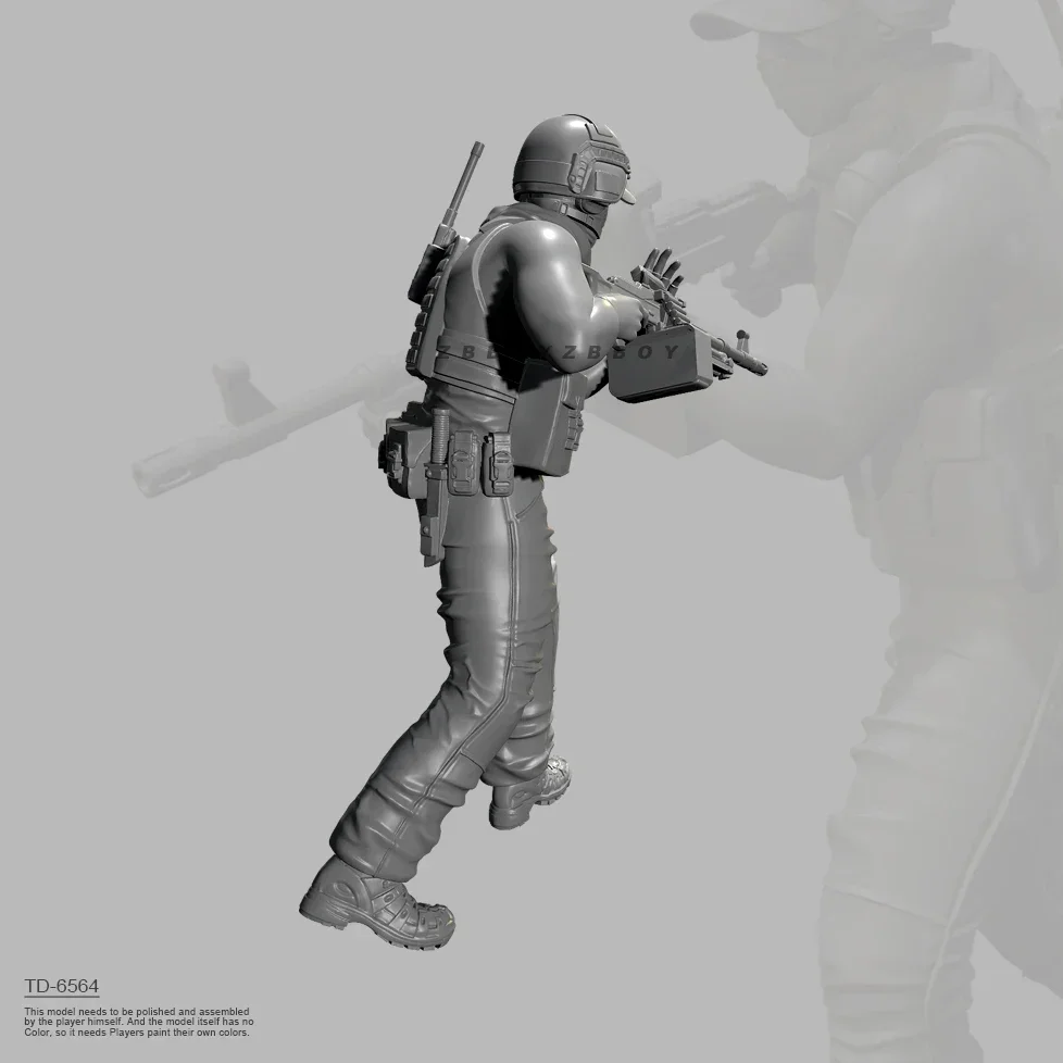 Высота Мужчины 38 мм 50 75 наборы моделей солдат из смолы бесцветные и самособранные