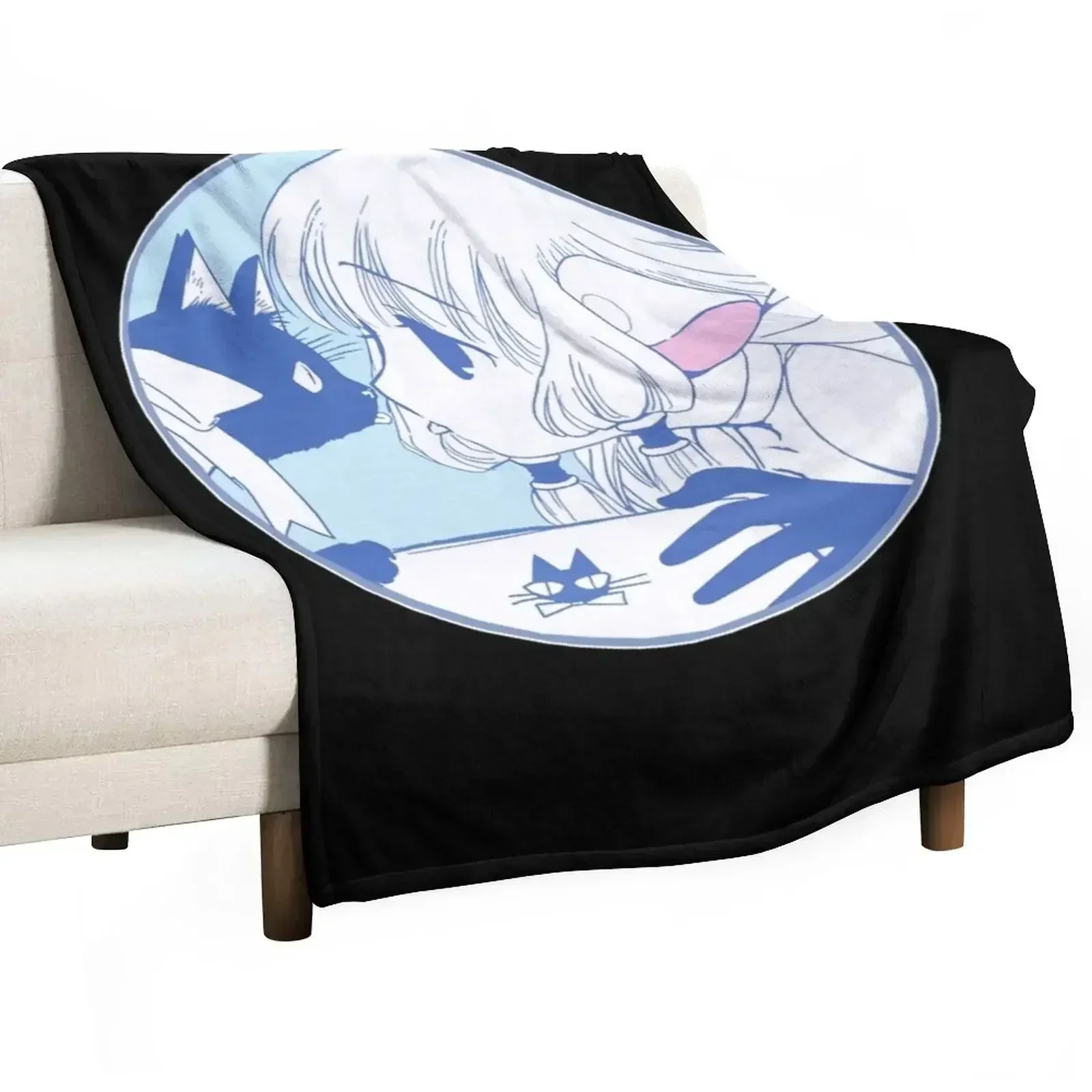 Декоративное покрывало Chi - Chobits для диванов Манга