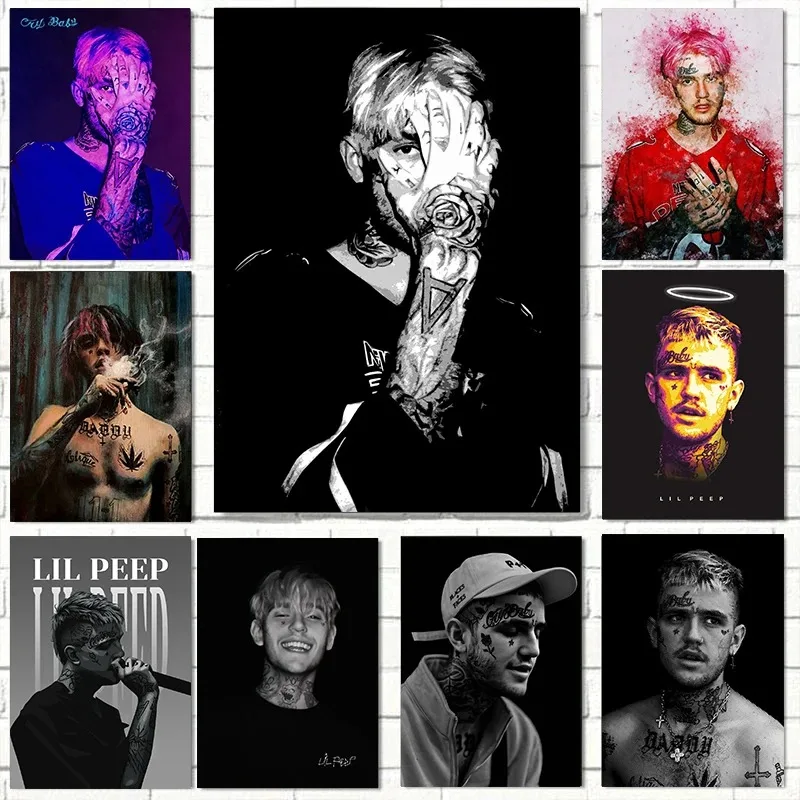 Современная абстрактная картина распылением печать на холсте рэперская