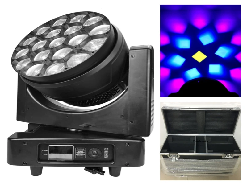 6 шт. в футляре Высококачественная глина Paky K15 Big Bee Eye 19x60W Светодиодный прожектор с