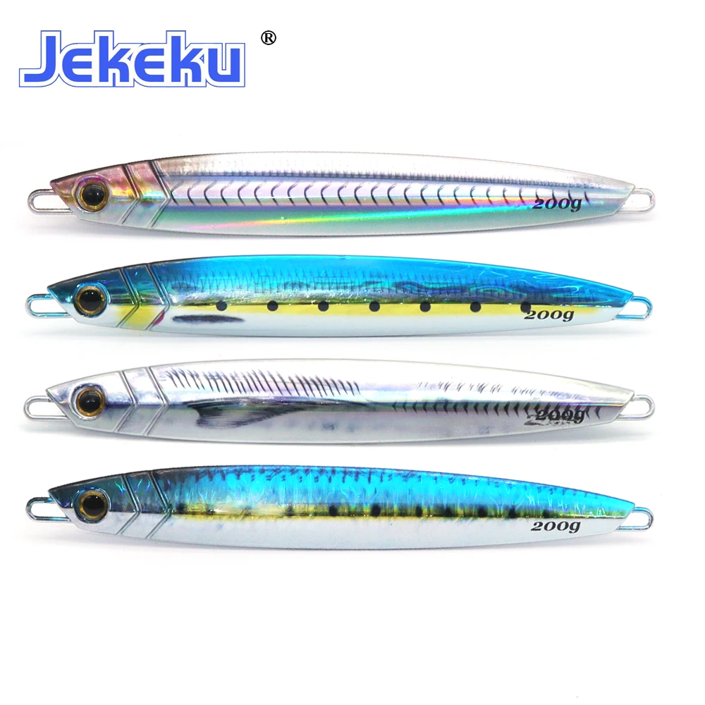 

JEKEKU Новинка 1 шт. 3D металлическая рыболовная приманка 150 г 200 г