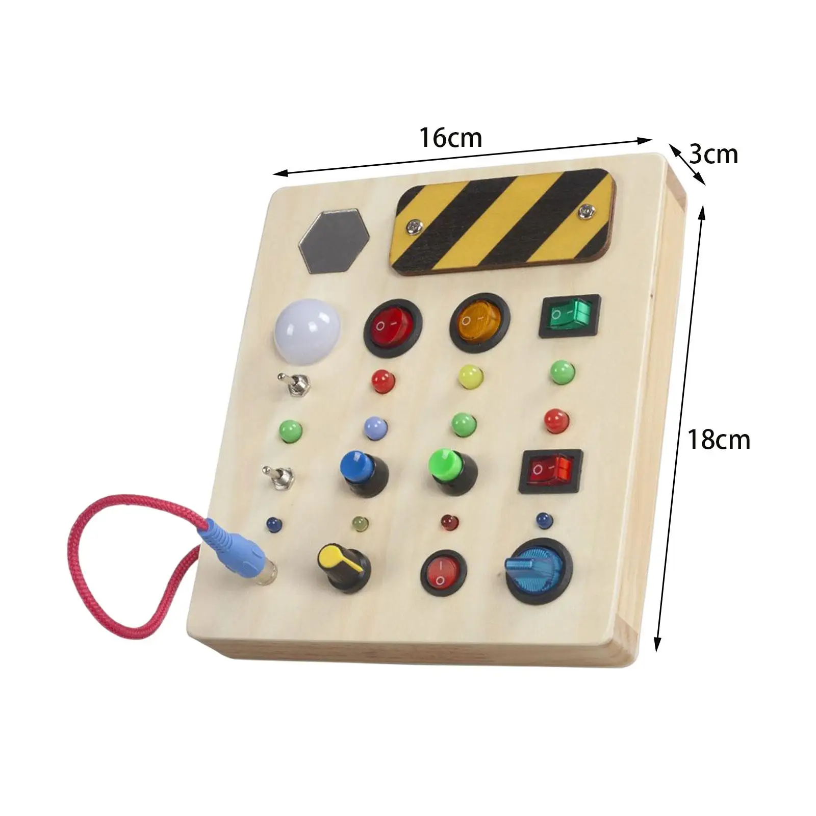 

Детская игрушка-переключатель с переключателем сенсорного обучения, деревянная занятая доска для детских подарков, занятий дошкольником