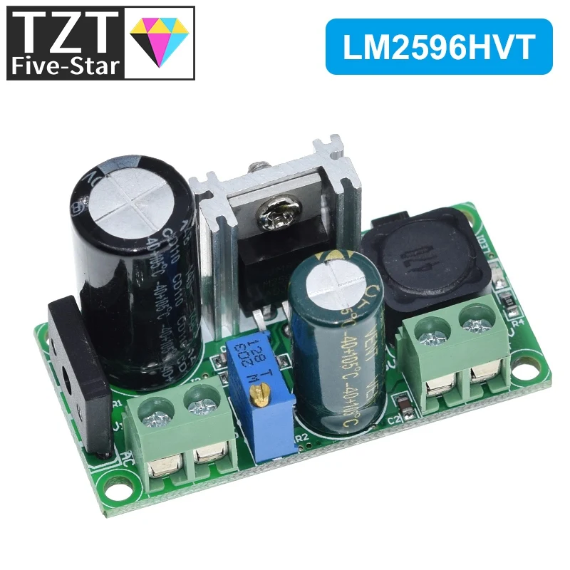 TZT LM2596T LM2596HV Регулируемый понижающий модуль питания постоянного тока 3 А 5 В-50 В