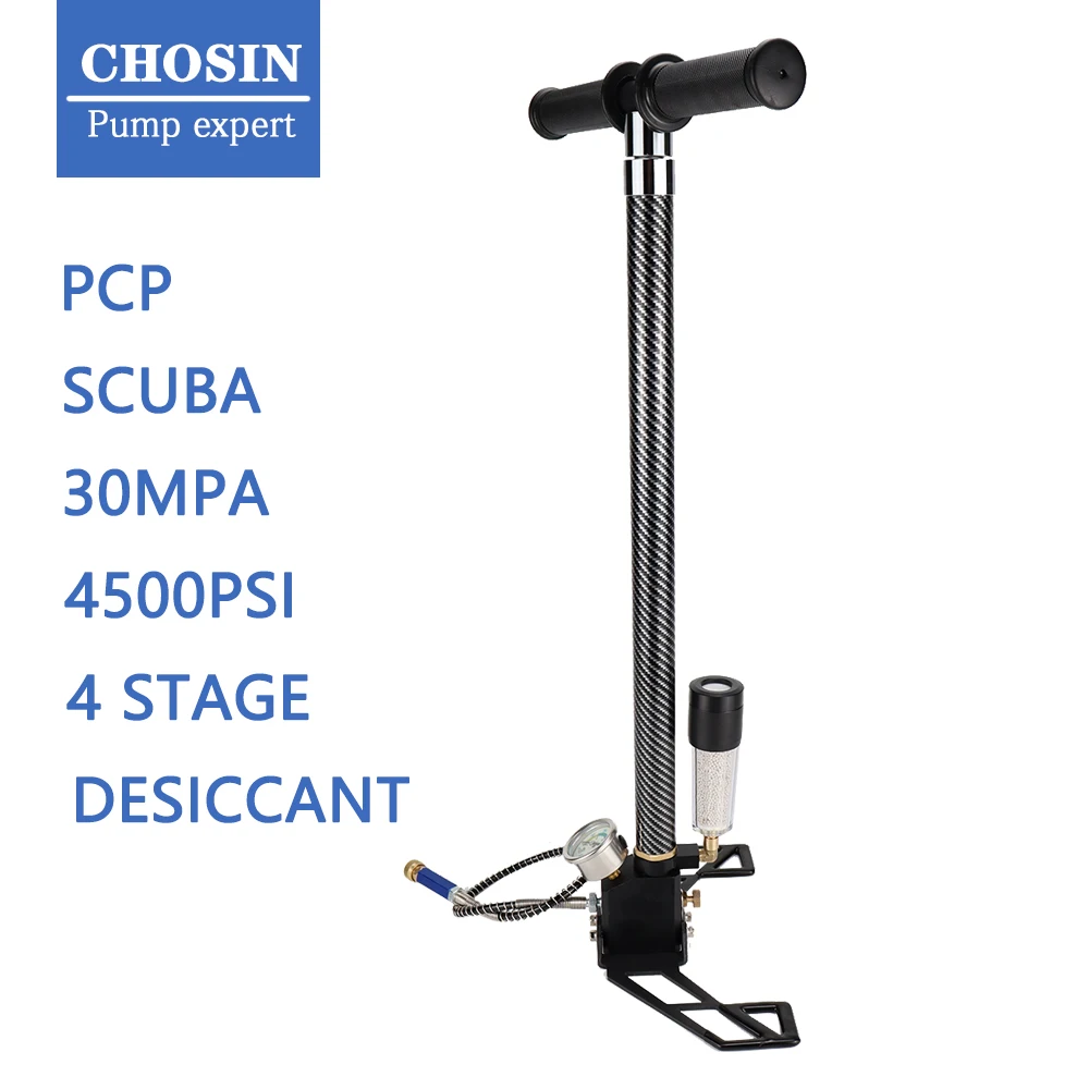 Ручной насос pcp для пейнтбола 4-ступенчатый мини-компрессор высокого давления