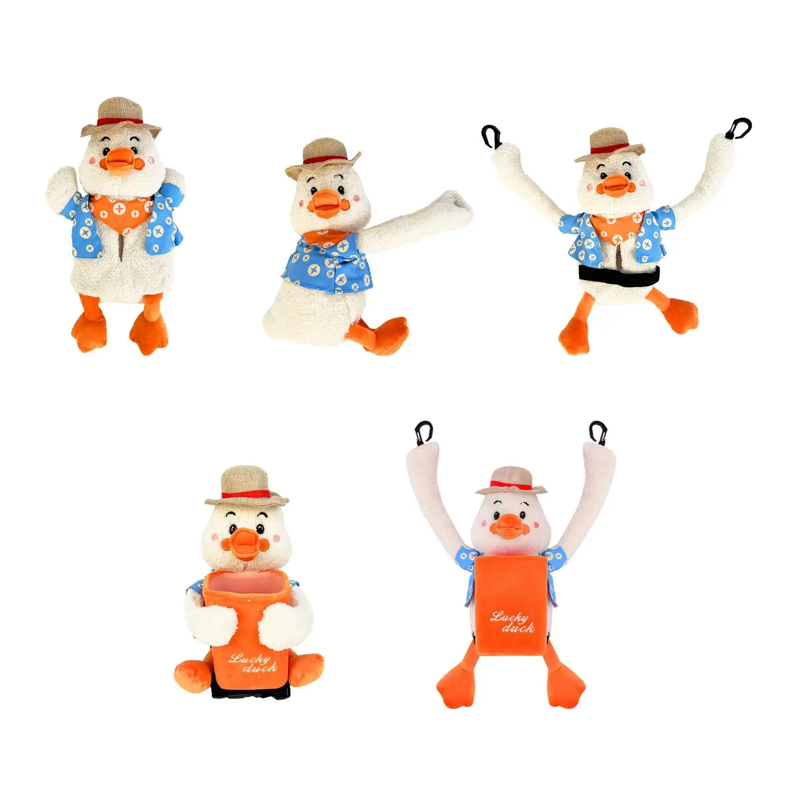 

Автомобильный держатель для салфеток, плюшевая утка, контейнер для салфеток, автомобильные аксессуары