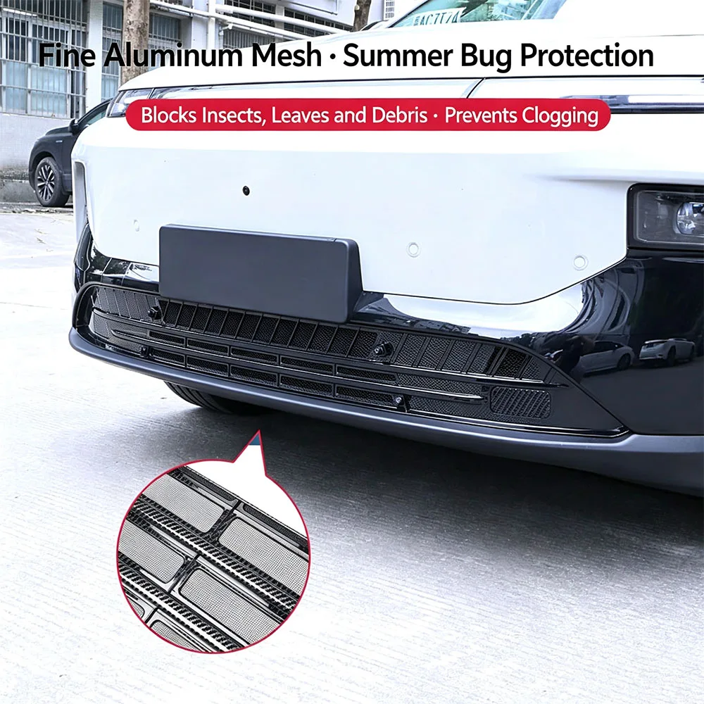 Фото Защитная сетка для воздухозаборника Leapmotor B10/B01/B05 Ultra: Декоративная накладка на переднюю решетку, аксессуары для тюнинга №2
