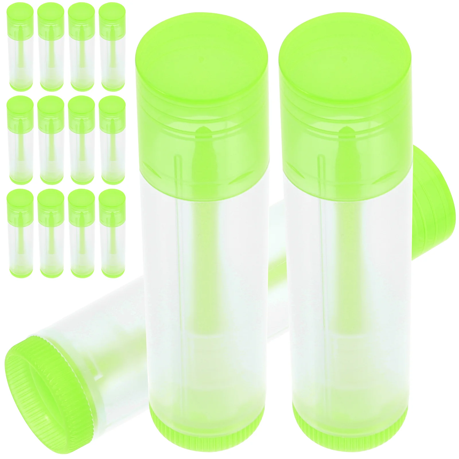

30 Pcs Empty Lipstick Tube Holder Clear Plastic Tube Balm Sub Chapstick Containers Pp DIY Supplies Tubes Plastic Pallet