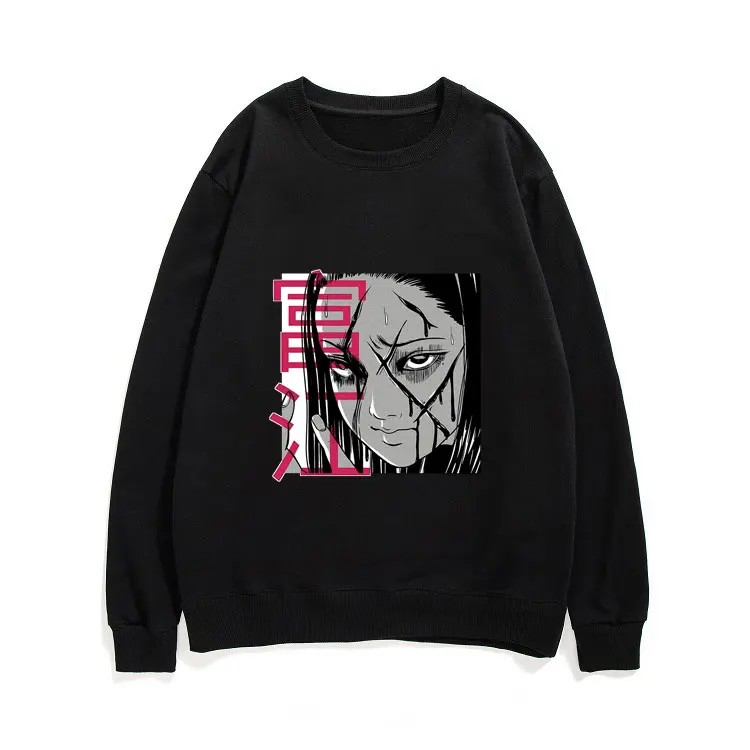 

Пуловер с мультяшным рисунком комиксов томие кавайми, пуловеры с рисунком аниме Ито дзюндзи для мужчин и женщин, универсальный свитшот, ули...
