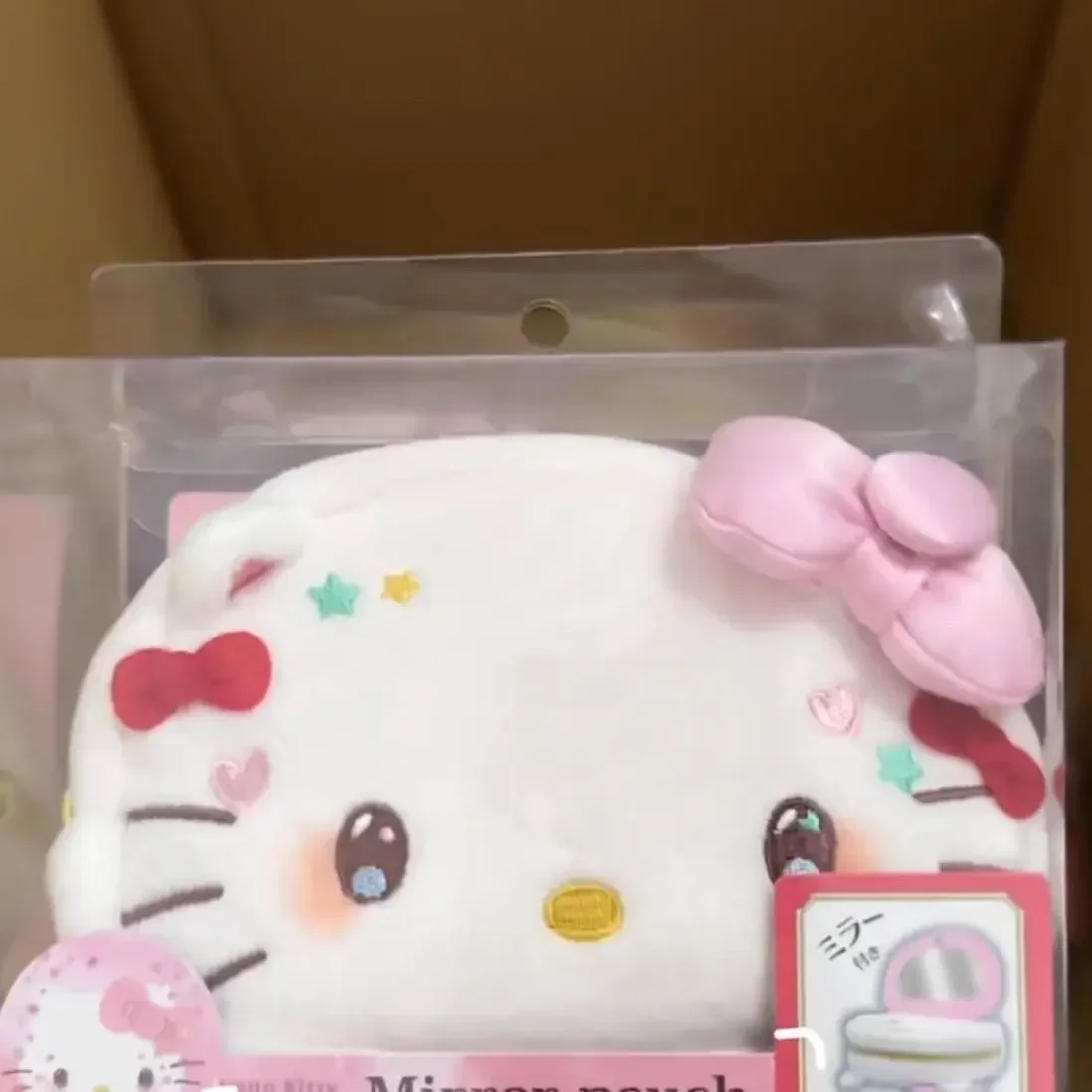 Sanri блестящая серия HelloKitty 50th Anniversary сумка для хранения чехол ручек с вышивкой