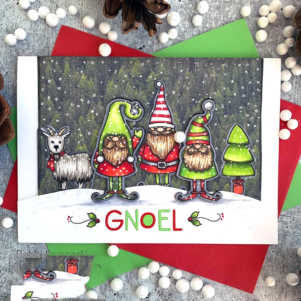 AliliArts GNOME GNOEL металлические штампы и для скрапбукинга нож рукоделия лезвие