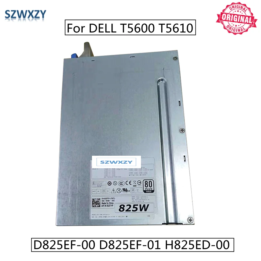 SZWXZY для сервера питания DELL T5600 T5610 D825EF-00 D825EF-01 825W 100% тест Быстрая доставка |