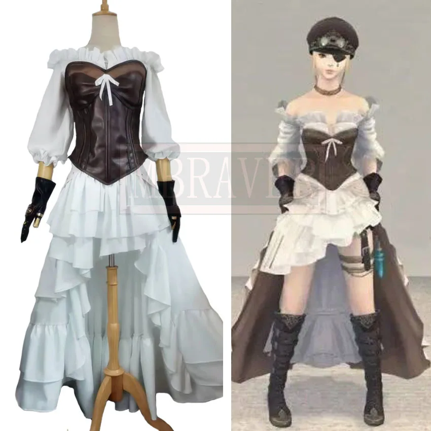 FF14 финальный фанатси 14: тяжелый Белый Маг астрологер ученый 480HQ косплей костюм